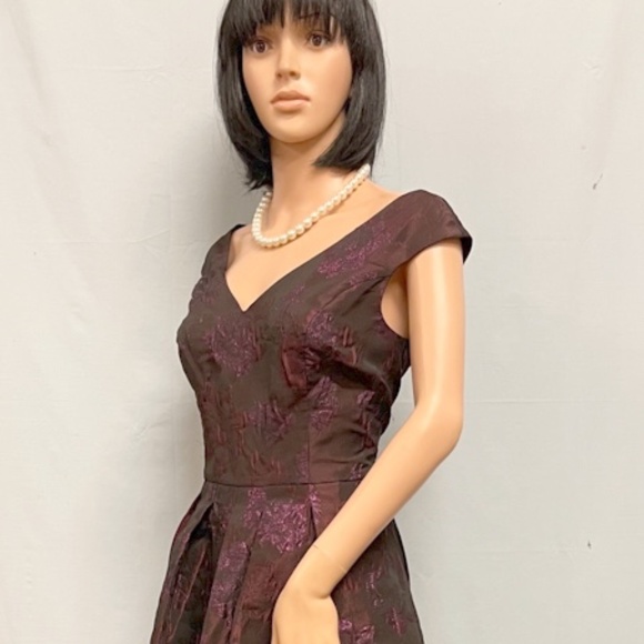 Ralph Lauren Dresses & Skirts - RALPH LAUREN Black with Shimmering Purple Sleeveless Social Dress